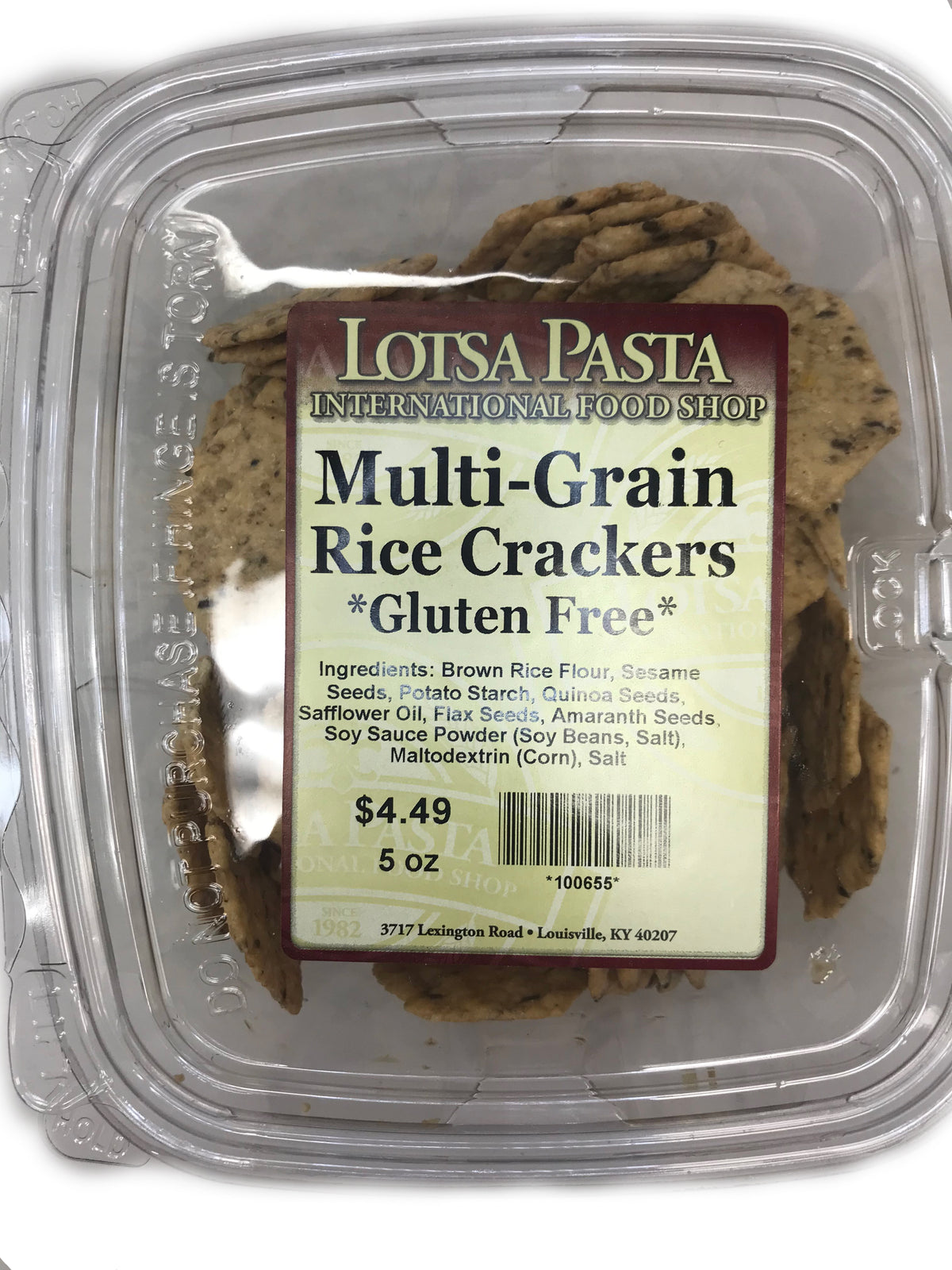 Multi-Grain Rice Crackers image 0