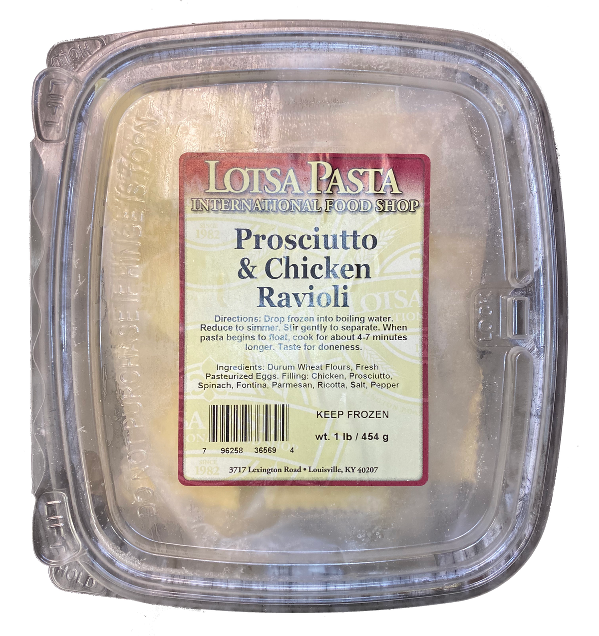 Prosciutto & Chicken Ravioli image 0