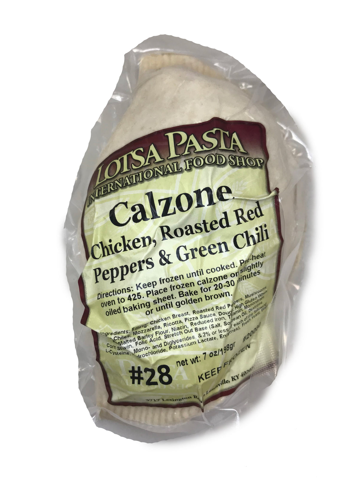 Chicken & Chili Calzone image 0