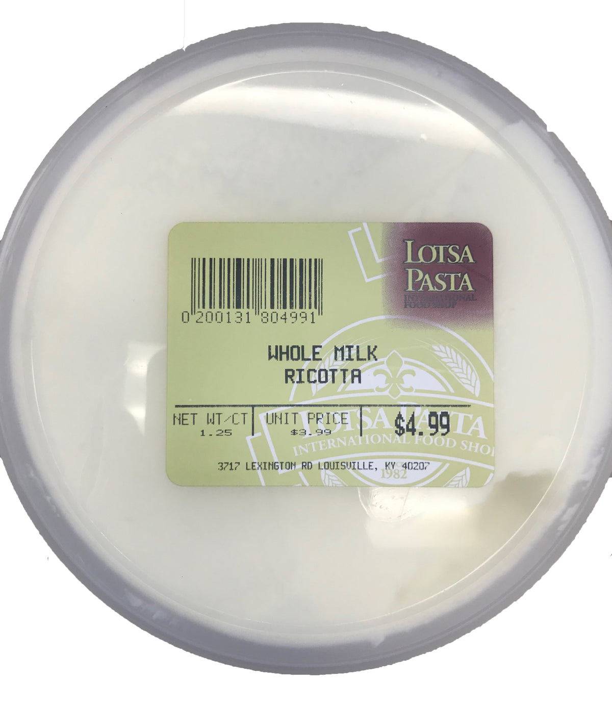 Ricotta (Whole Milk) image 0