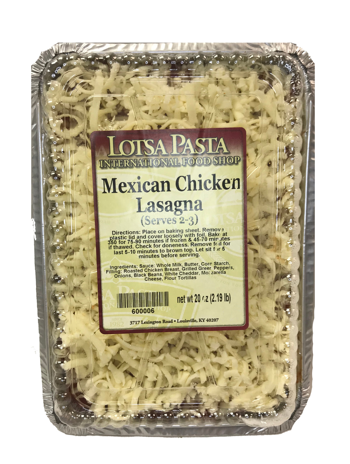 Mexican Chicken Lasagna (small) image 1
