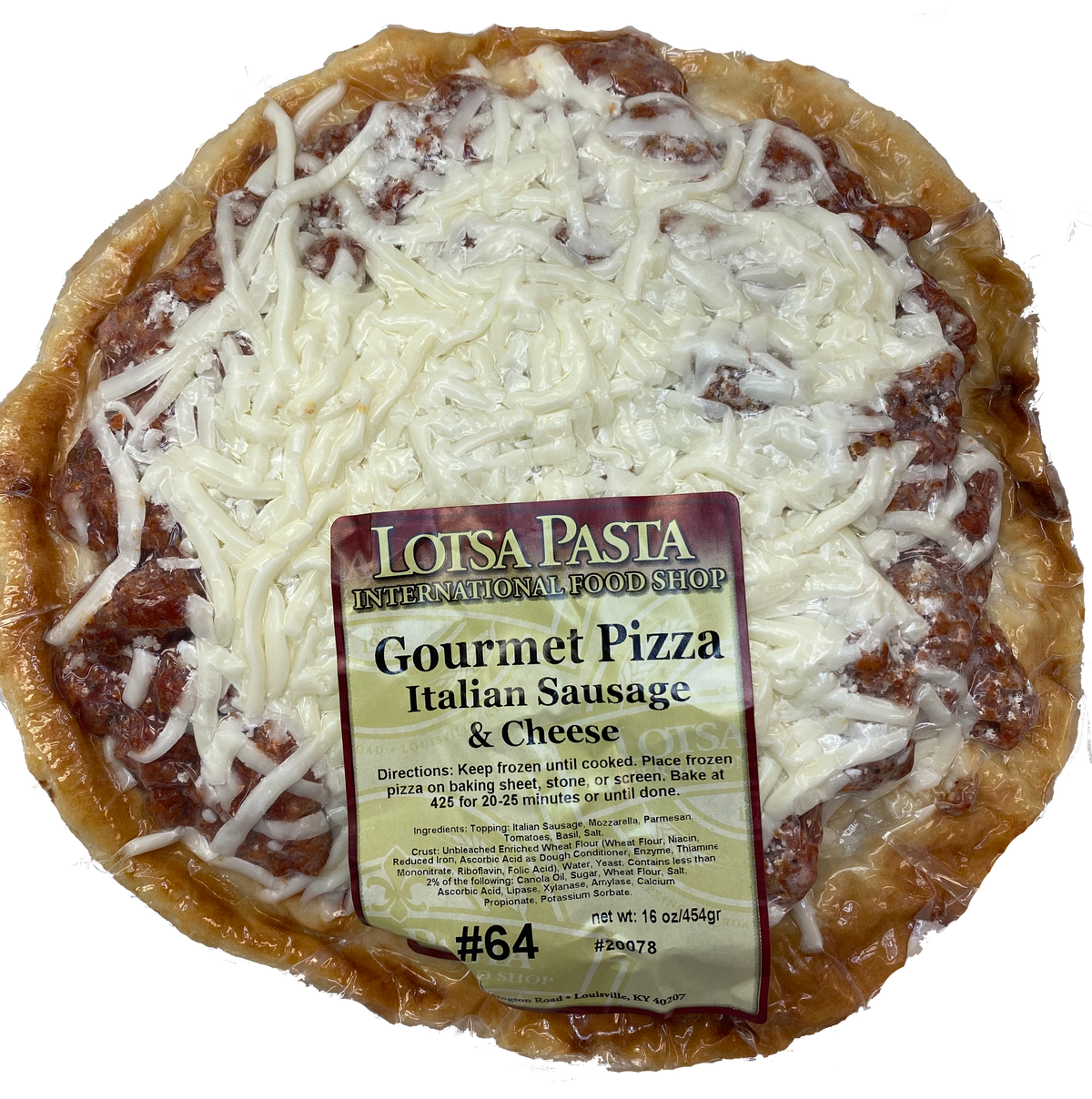 Italian Sausage Gourmet Pizza image 0