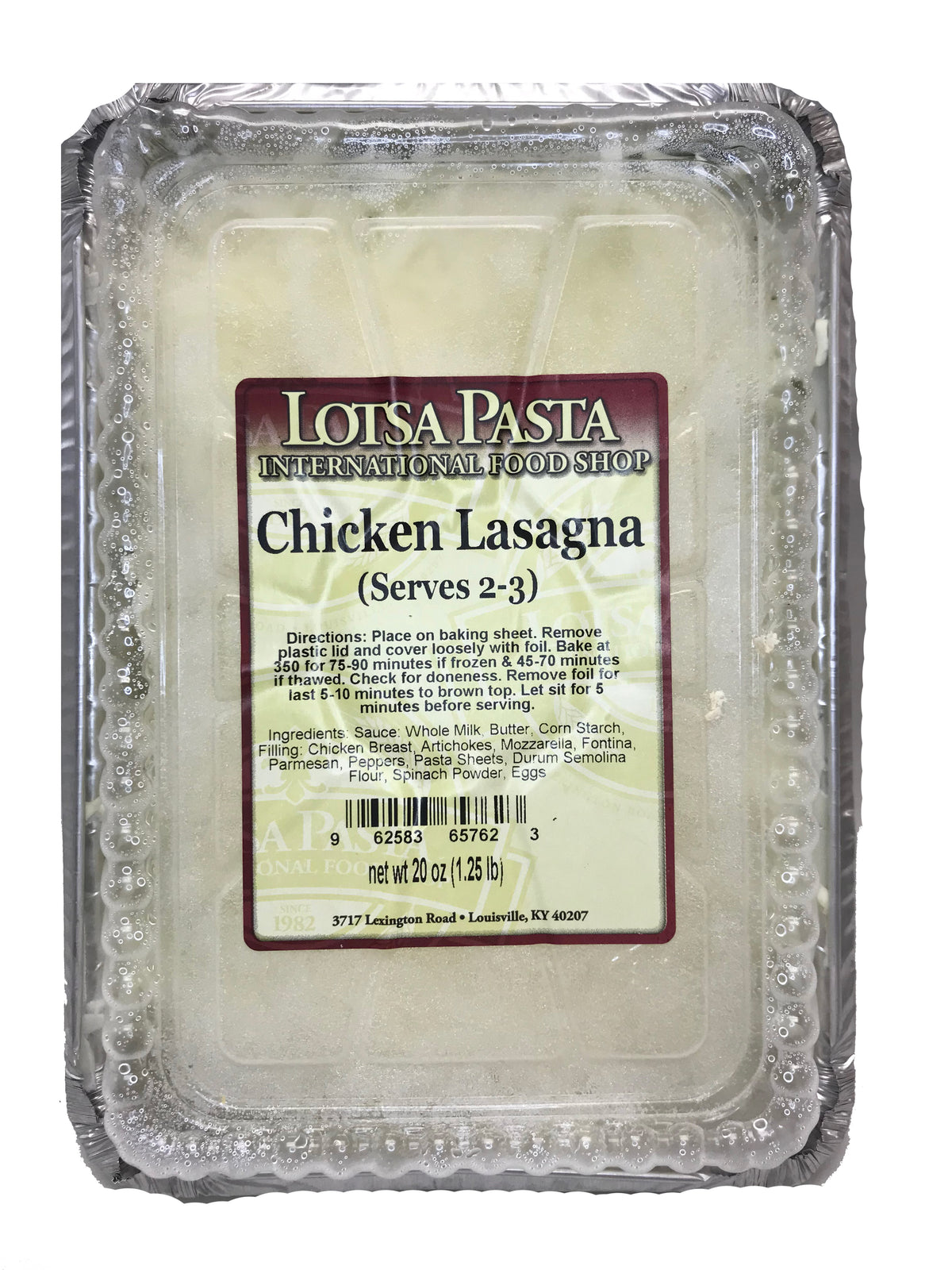 Chicken Lasagna (small) image 0