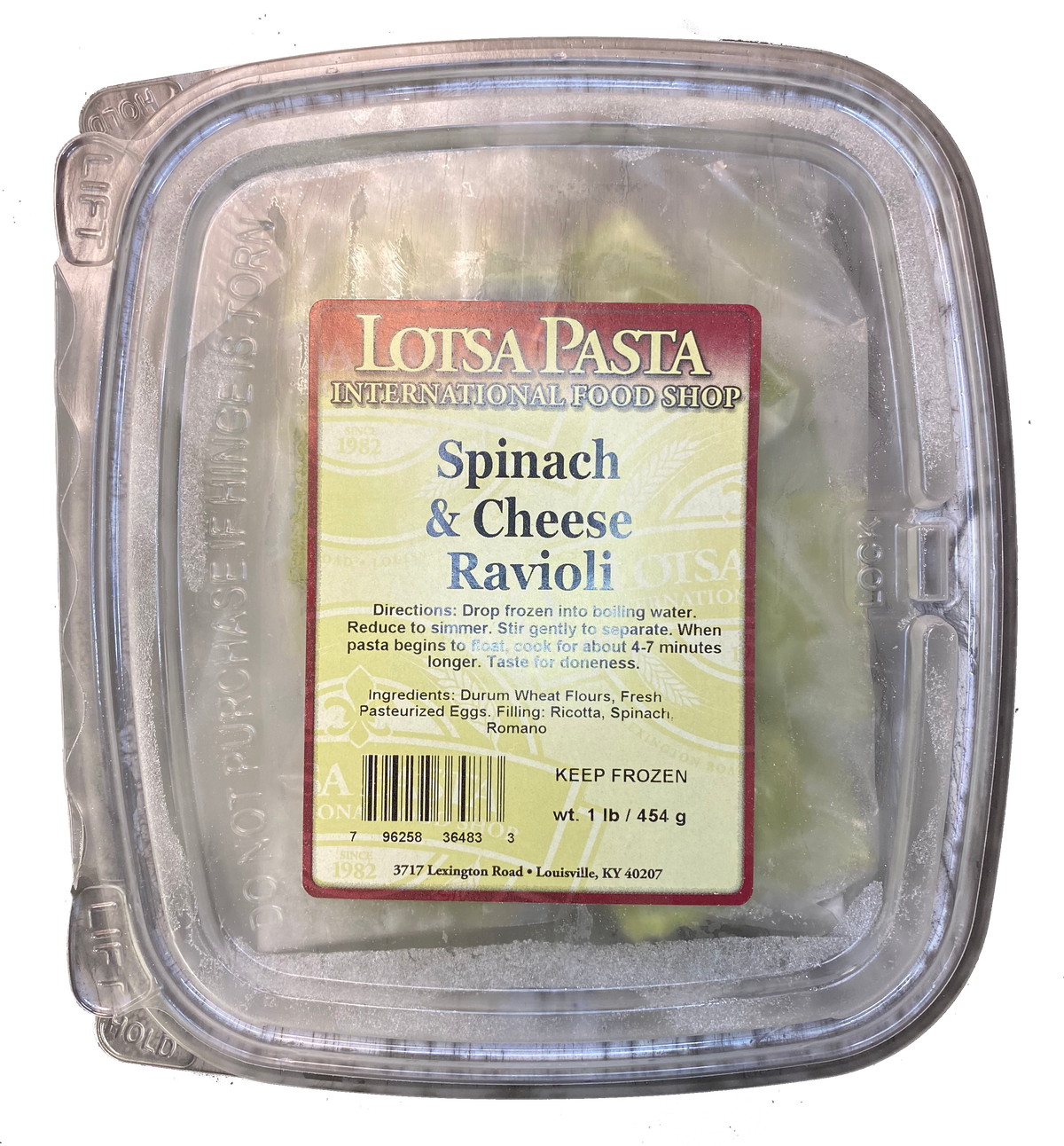Spinach & Cheese Ravioli image 0