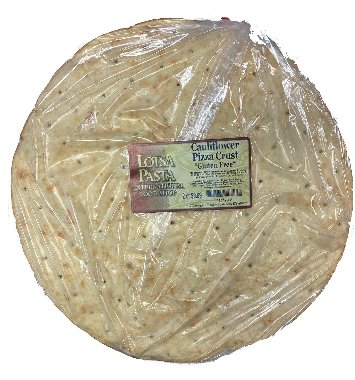Cauliflower Pizza Crusts (2 ct) image 0
