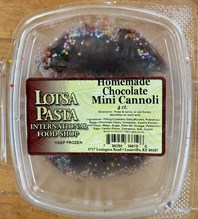 Mini Chocolate Covered Cannoli (4 count)