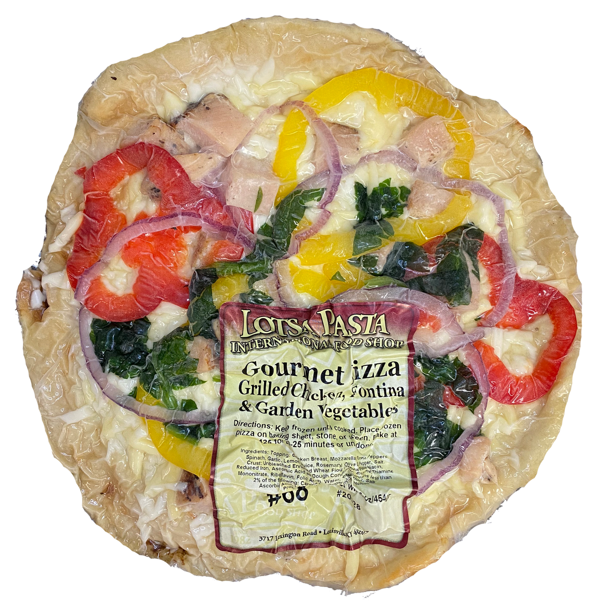 Grilled Chicken & Veggie Pizza image 0