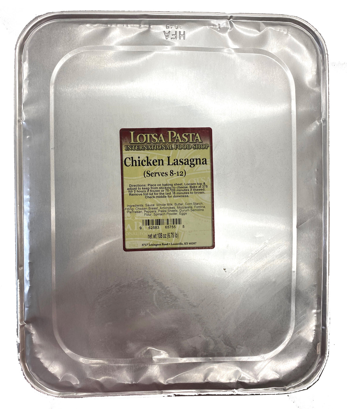 Chicken Lasagna (large) image 0