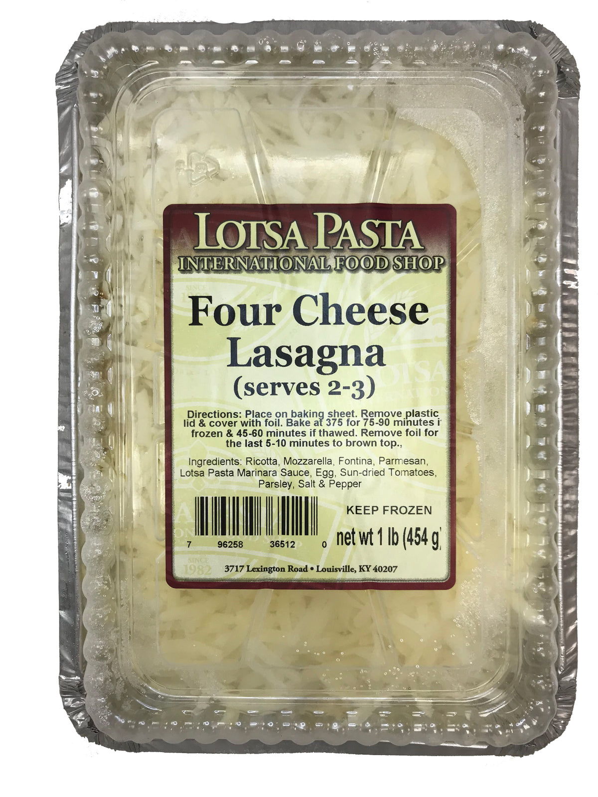 Four Cheese Lasagna image 0