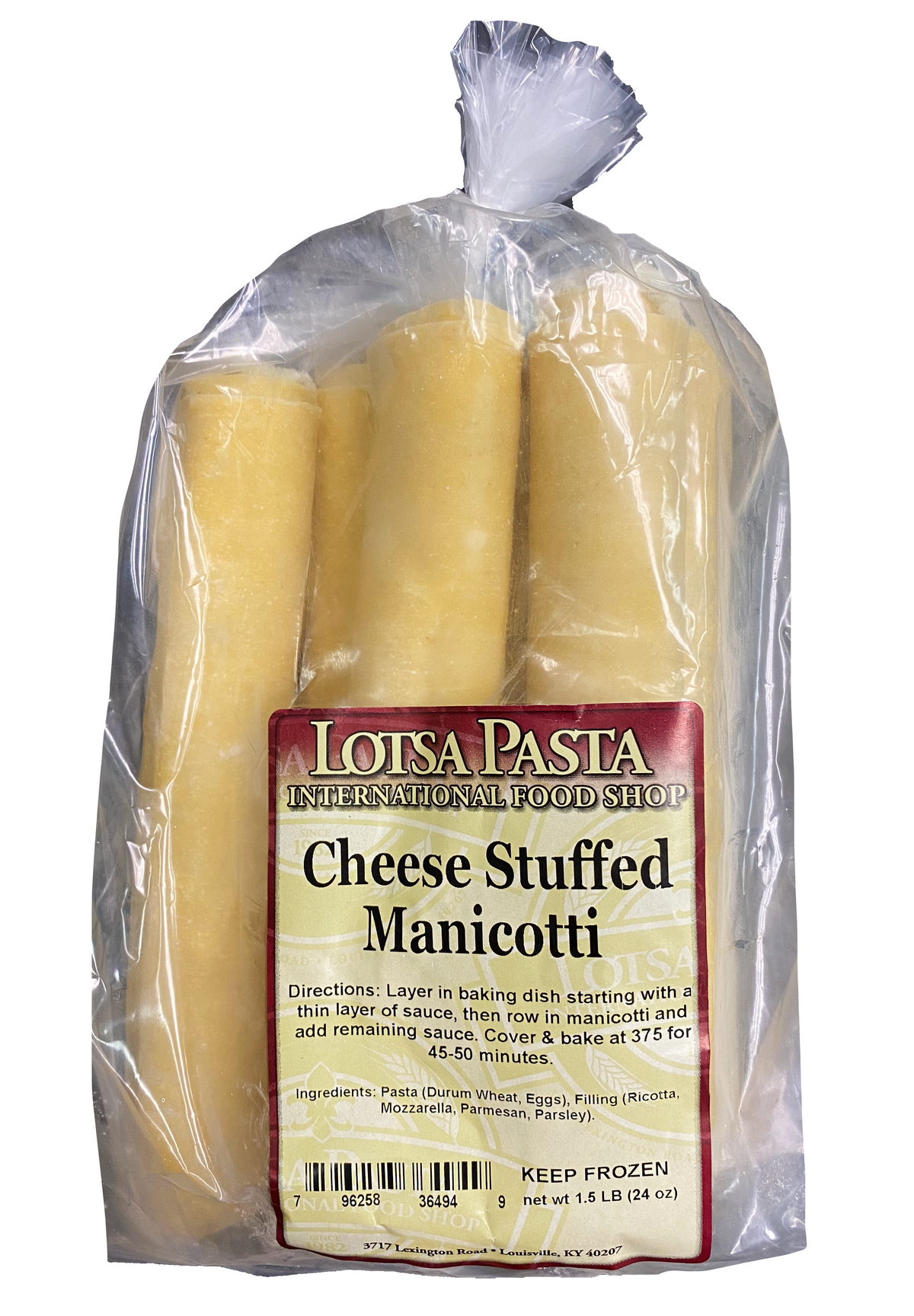 Cheese Stuffed Manicotti image 0