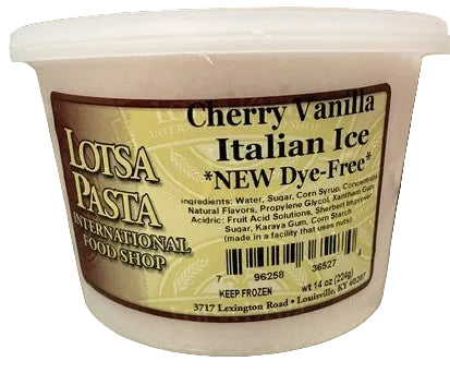 Cherry Vanilla Italian Ice