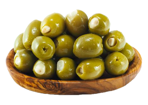 Greek Olives with Garlic image 0