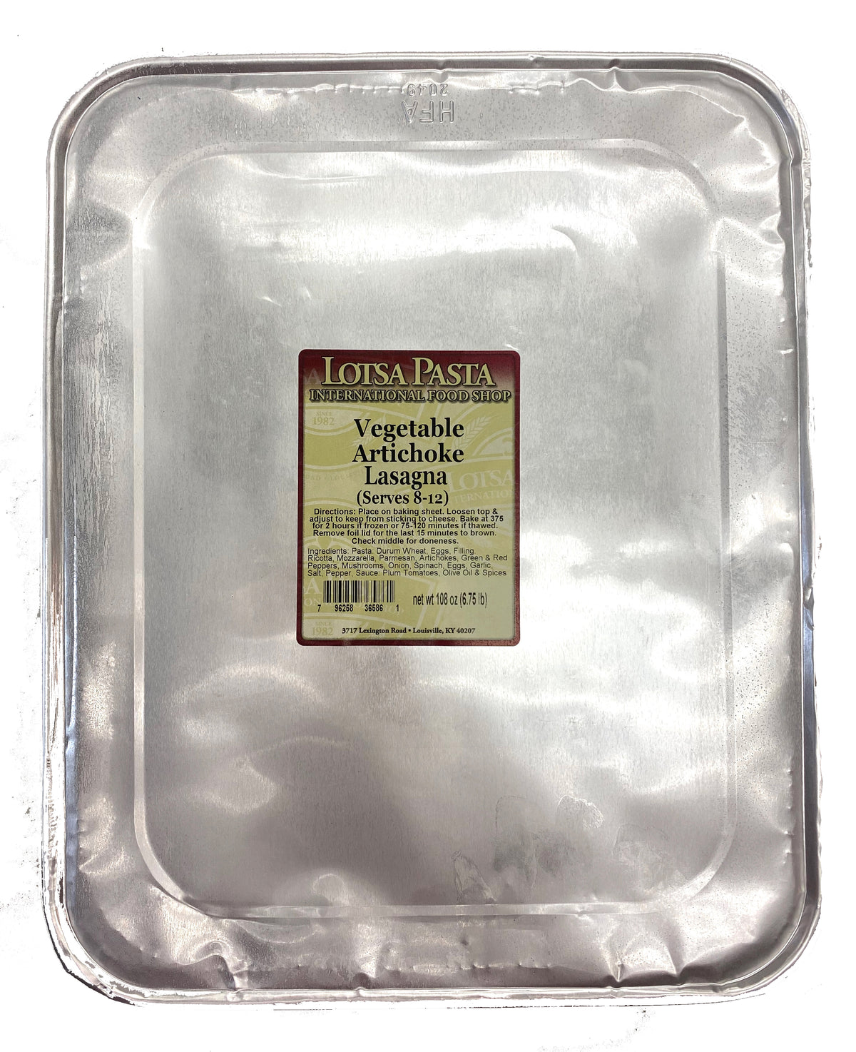 Vegetable Lasagna (large) image 0