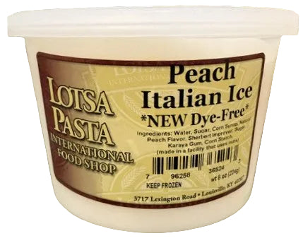 Peach Italian Ice